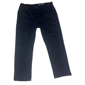George Men's Jeans Regular Black 38x30  Denim E76‎